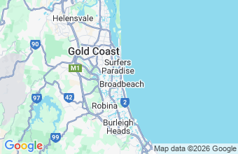 Map of Gold Coast