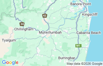 Map of Murwillumbah
