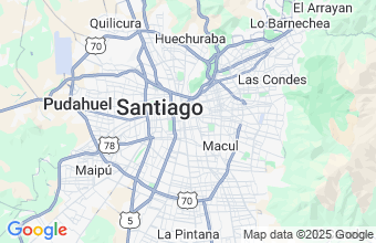 Map of Santiago