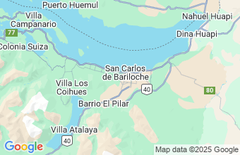 Map of Bariloche