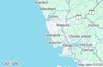 Map of BAGA CALANGUTE BARDEZ