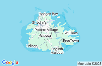Map of Antigua