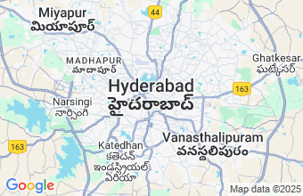 Map of Hyderabad