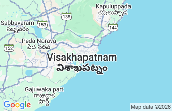 Map of Visakhapatnam