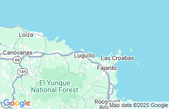 Map of Luquillo