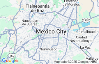 Map of Mexico City