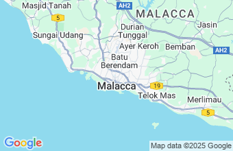 Map of Melaka