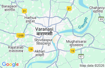 Map of Varanasi