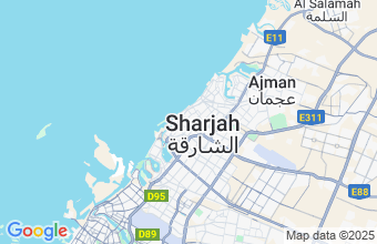 Map of Sharjah