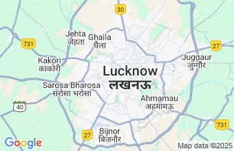 Map of Lucknow