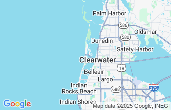 Map of Clearwater Beach