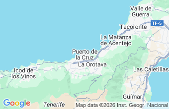 Map of Puerto De La Cruz
