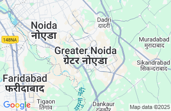 Map of Greater Noida