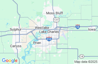 Map of Lake Charles