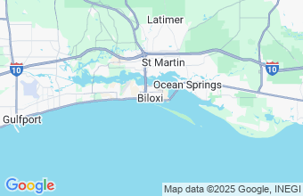 Map of Biloxi