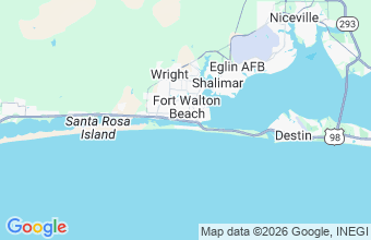 Map of Ft Walton Beach