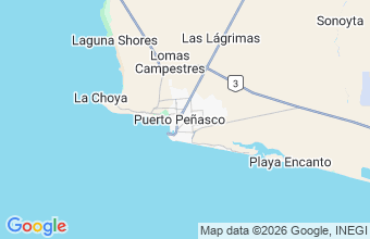 Map of Puerto Penasco
