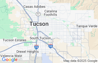 Map of Tucson