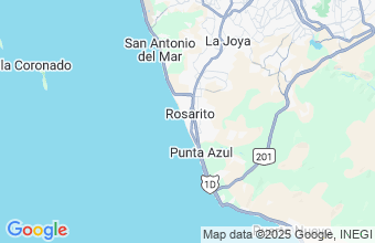 Map of Playas De Rosarito