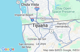 Map of Tijuana