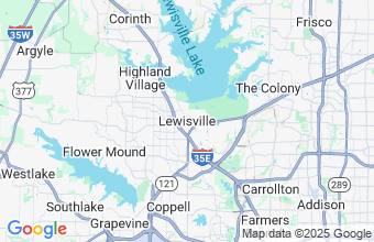 Map of Lewisville