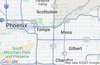 Map of Tempe