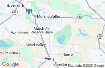 Map of Moreno Valley