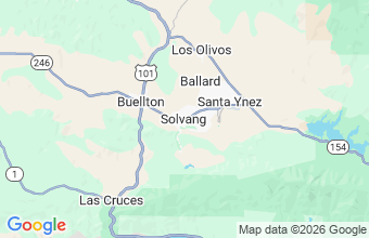 Map of Solvang