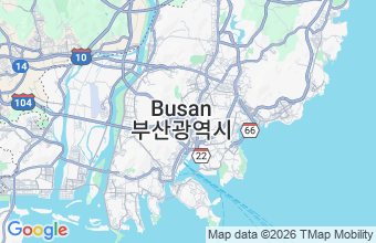Map of Busan