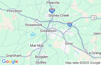 Map of Goldsboro