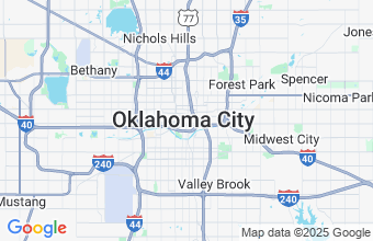 Map of Oklahoma City
