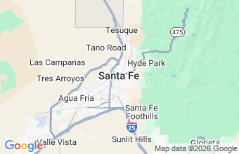 Map of Santa Fe