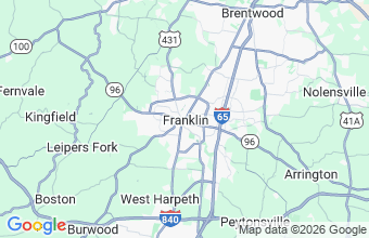 Map of Franklin