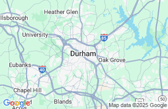 Map of Durham