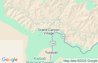 Map of Grand Canyon