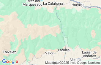 Map of Sierra Nevada