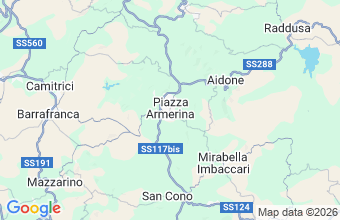 Map of Piazza Armerina