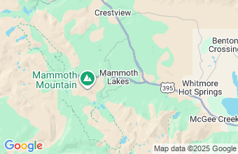 Map of Mammoth Lakes