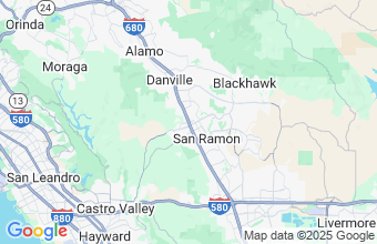 Map of San Ramon