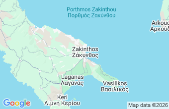 Map of Zakynthos