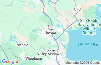 Map of Novato
