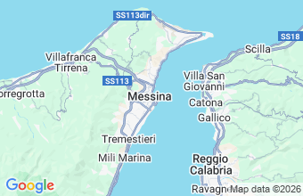 Map of Messina