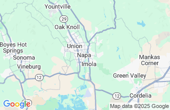 Map of Napa