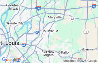 Map of Collinsville