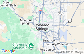 Map of Colorado Springs