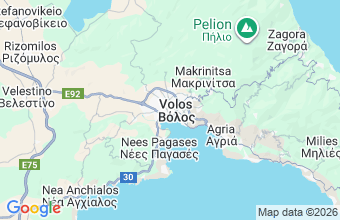 Map of Volos