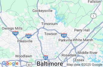 Map of Towson