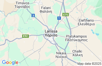 Map of Larissa
