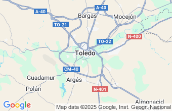Map of Toledo