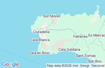 Map of Ciutadella